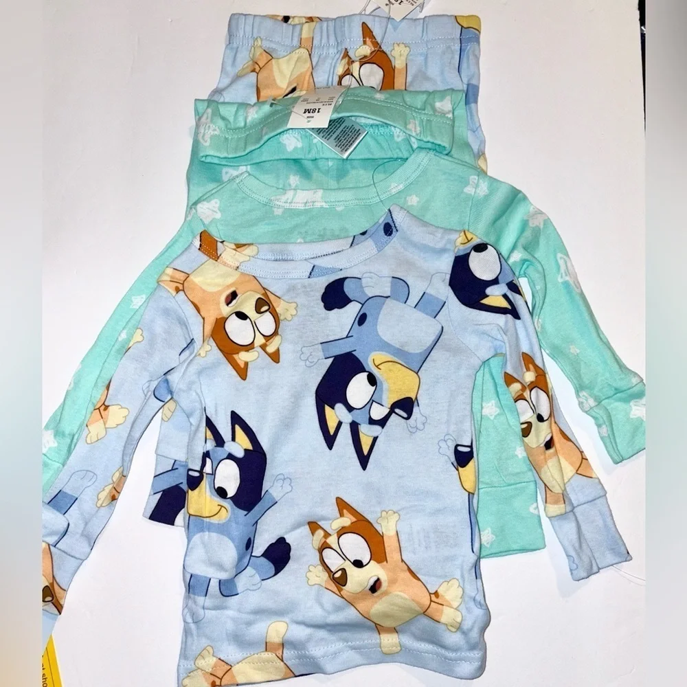 🐶🆕🐶 Bluey Pajama Sets For Kids~ Size 18M, 2 Complete Sets